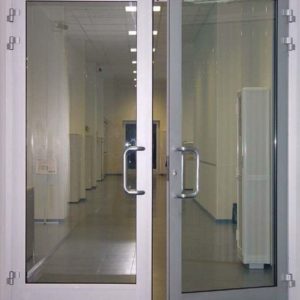 Двухстворчатая алюминиевая дверь GFTD601 Двухстворчатая алюминиевая дверь GFTD601